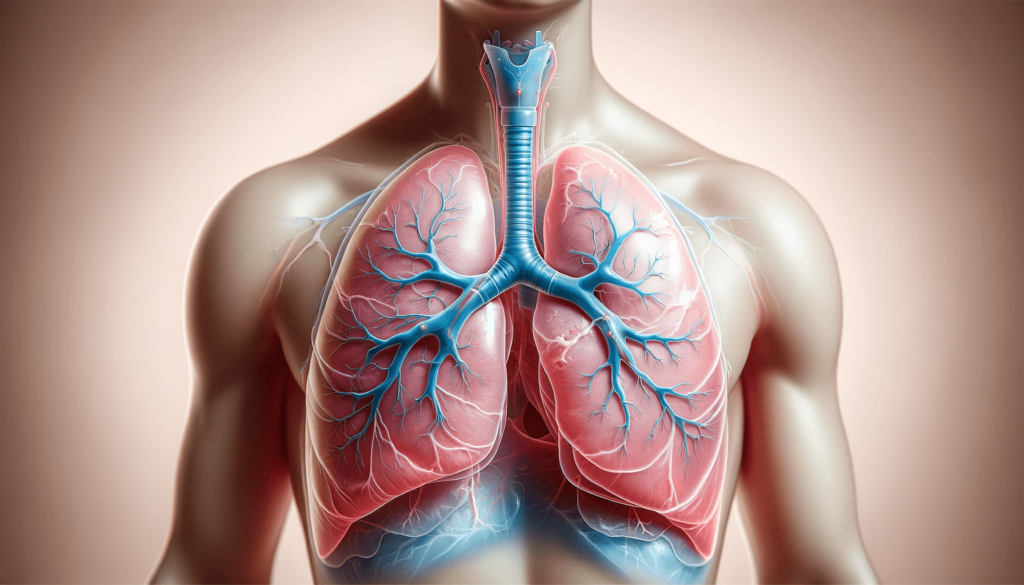 Ilustração de um derrame pleural